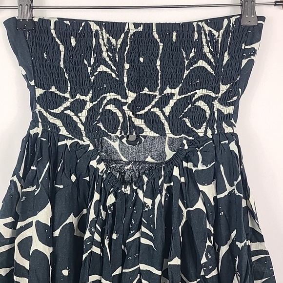 NWT ASOS Design Women's Bandeau Lace Up Maxi Linen Beach Dress Sz 2 - Picture 8 of 9